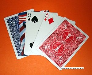 Rainbow Acroback Cards